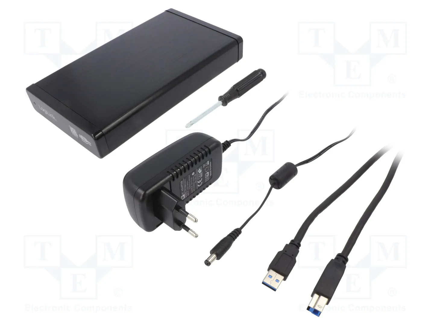 Logilink Nero Ua0284 Custodia Per Hard Disk Da 3.5 3.5 Pollici Usb 3.2 (Gen 1X1) - Immagine 2