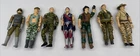 7 Vintage 80s GI Joe Action Figure Lot  Mixed Figures Hasbro