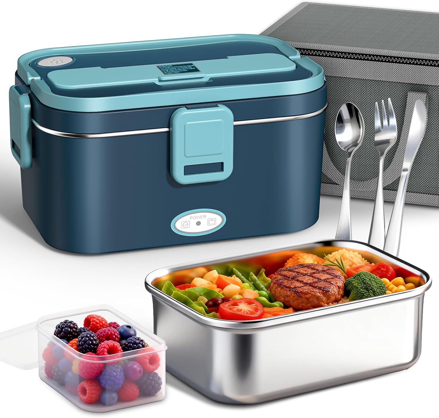 Lunch box chauffante 12V 24V pour camion et voiture, le repas chaud des routiers