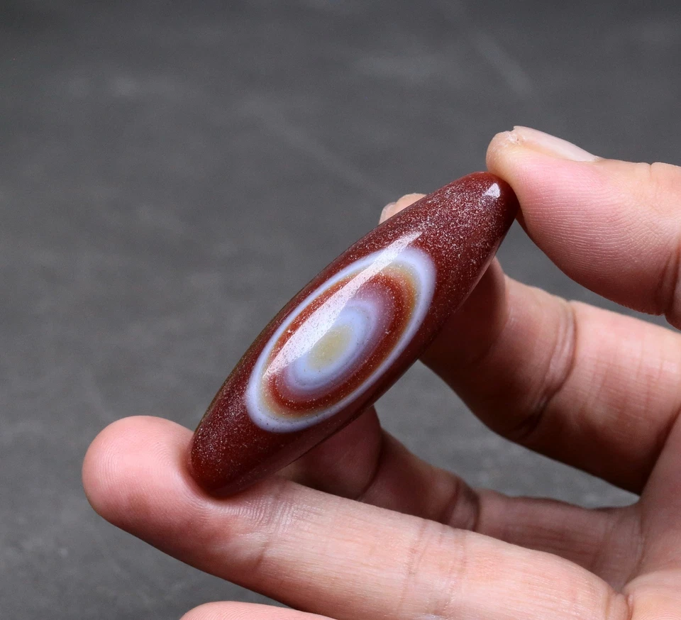 Collar de ágata Himalaya India Indo Tíbet Nepal cuentas Mala Foto 2 de 4