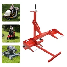 750LBS Lawn Mower Lift Jack for Tractors Zero Riding Lawn Mower Adjustable 0-24"