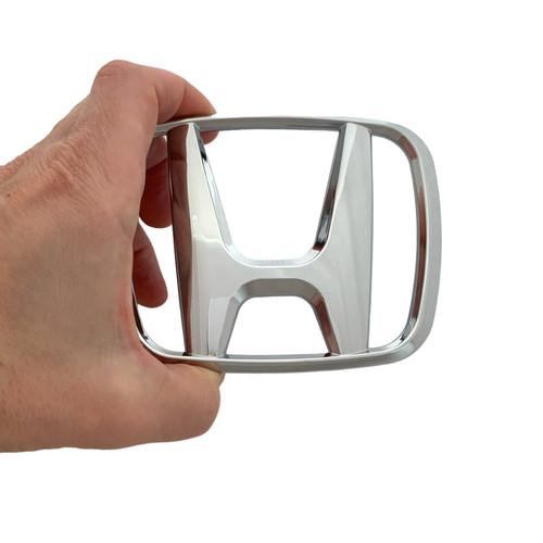 Honda Front Grille Emblem Chrome H Logo Badge for Civic 2022 2023 2024 2025