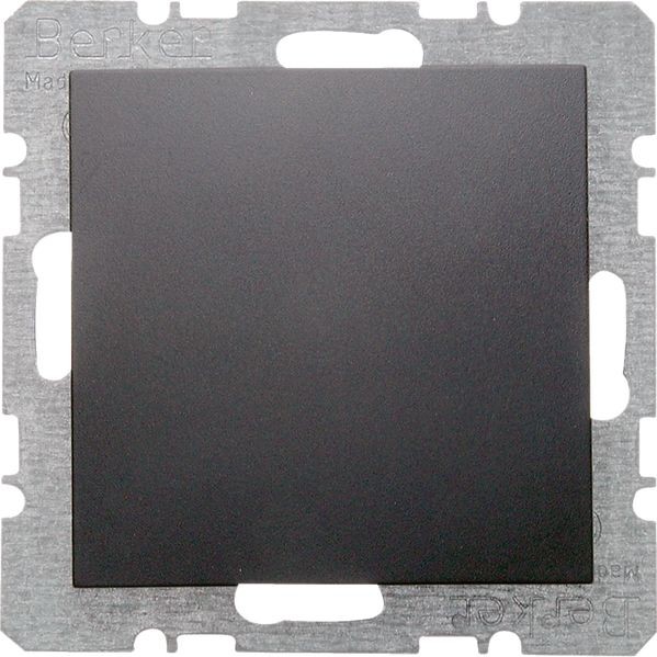 Berker 6710091606 Blindverschluss ZentralstüCk Sockel S.1/B.3/B.7 Anthrazit Matt-image