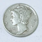 1941 MERCURY DIME *90% SILVER, CIRCULATED US COIN #6596
