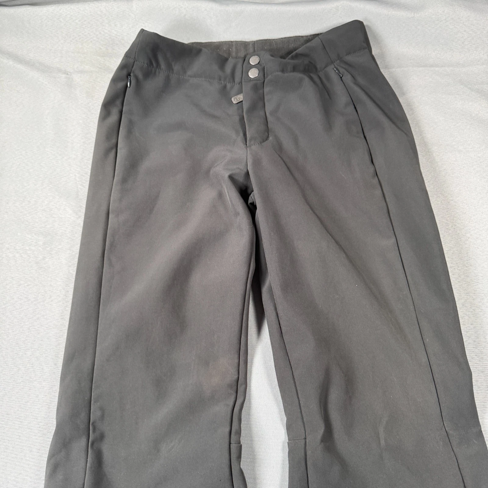 Free Country Womens Softshell Snow Ski Pants Black Medium Insulated Bootcut