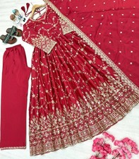 Gown Pakistani Salwar Kameez Ready To Wear Dress Suits Indian Wedding Party Wear