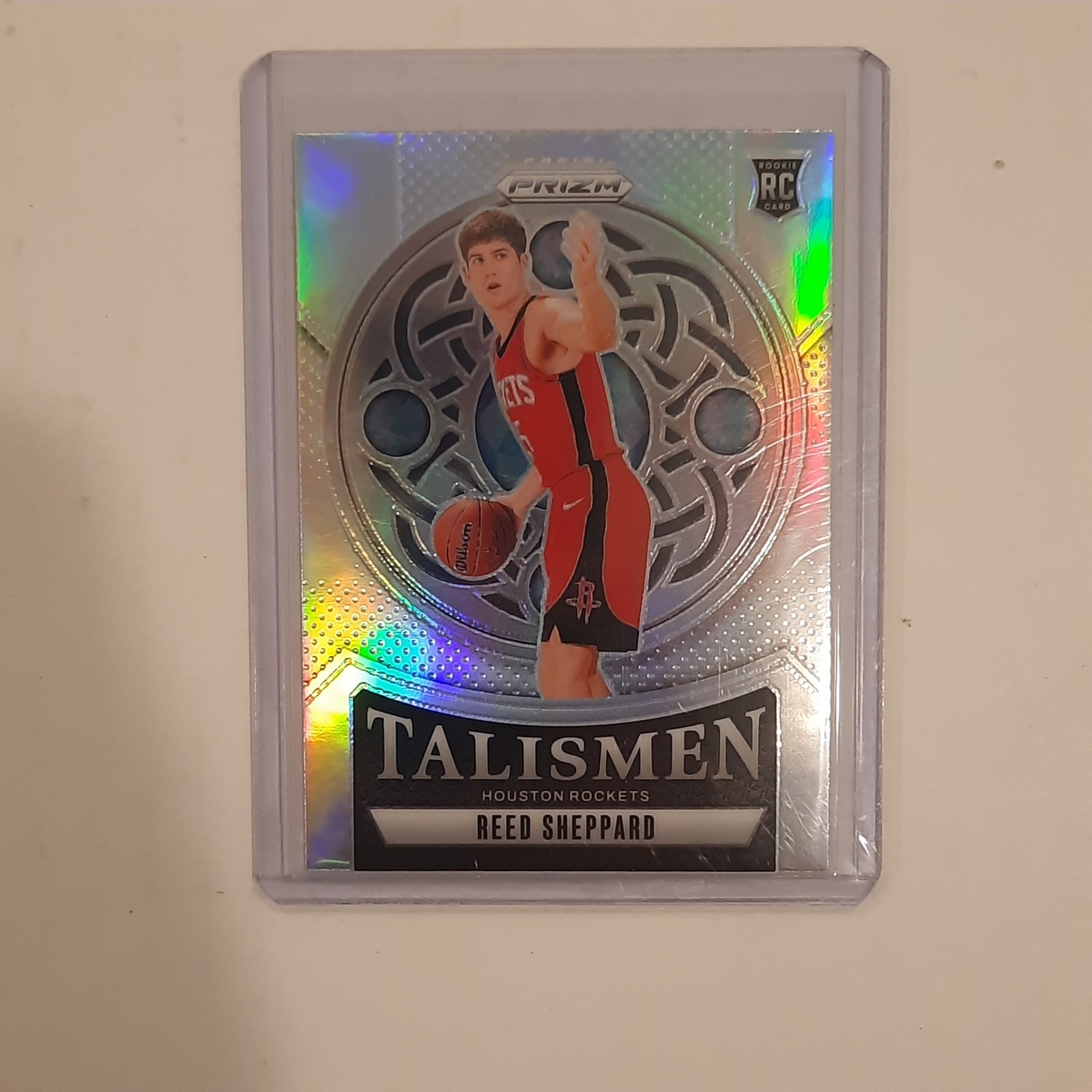 2024-25 Panini Prizm Talismen Refractor Reed Sheppard Rookie Rc Rockets Insert