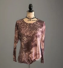 Christopher Banks Long Sleeve Top Size M Medium Womens Y2K