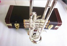LT180S-72 Stradivarius Bb Trumpet Silver Plated Brass Professional With Case