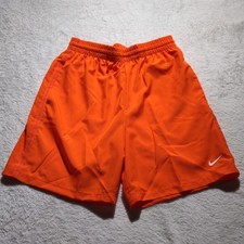 Nike Kids Dri-FIT Multi Woven Shorts Safety Orange/White Kids Size L DX5382-819