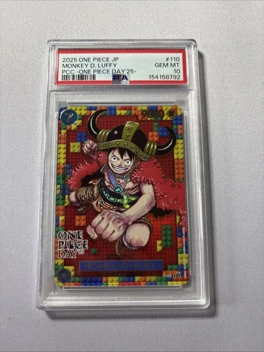 PSA 10 Monkey D. Luffy P-110 ONE PIECE Day 2025 Promo Japanese ONE PIECE Card