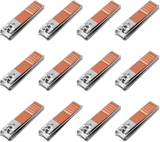 Nail Clipper Set Stainless Steel 12 Pcs Rose Gold