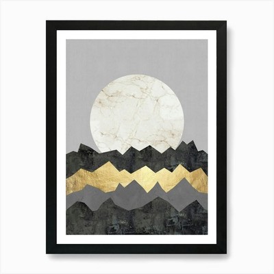 Landschaft Textur Collage 4 1 Kunst P gerahmt Wandbild Poster Leinwanddruck Bild