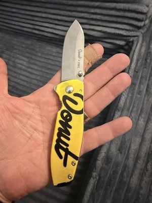 *Authentic* DONUT x CRKT SQUID UTILITY KNIFE - G10 D2 Blade LIMITED EDITION