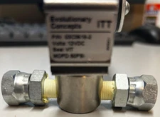 Latching Solenoid Valve - 12 VDC with 1/4" in NPT female compression couplings