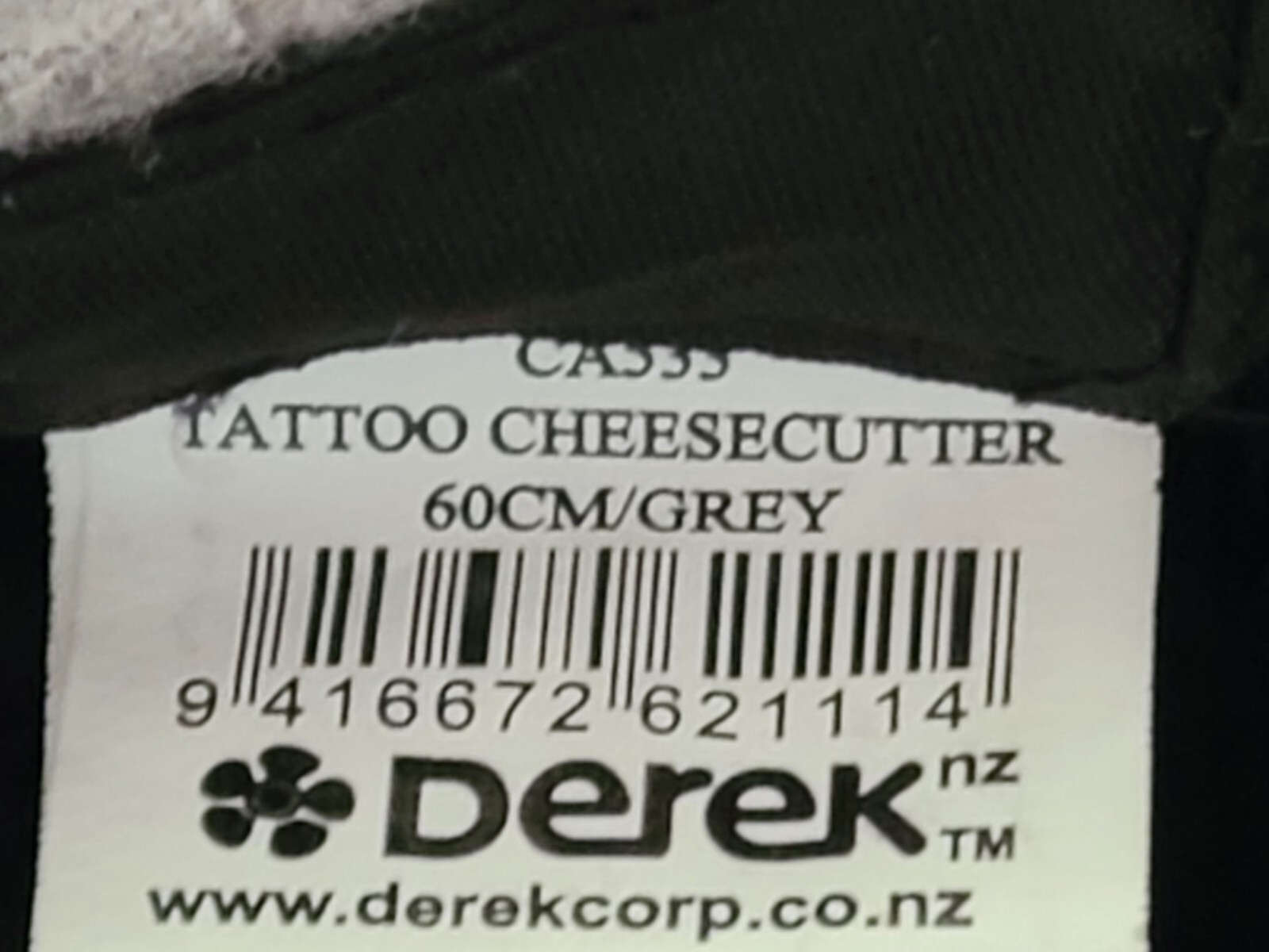MT Derek Hat Charcoal Tattoo Cheesecutter Cap Newsboy New Zealand Flat