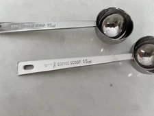 -Stainless Steel Coffee Scoops(15ml/1tbsp) (set 2)-NEW