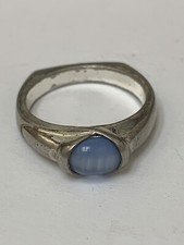 Gorgeous 925 Sterling Silver Blue Stone Ring Size 5