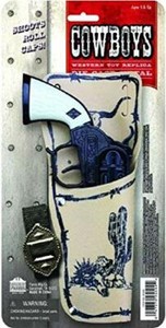 Western-Cap-Gun-Pistol-And-Holster-Set-New-Blued-Parris-Manufacturing-Free-Ship