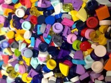 New - LEGO DOTs 260+ Mixed 1x1 Tile -98138/25269 + More - Extra DOTs!!