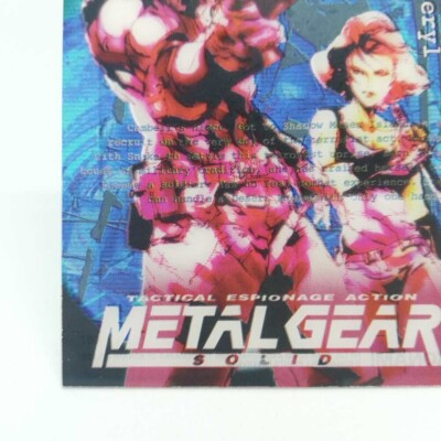 その他 L GEAR SOLID TRADING CARD 057 057 Snake & Meryl Metal Gear Solid Trading card Plastic Back