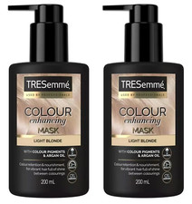 2x TRESemme LIGHT BLONDE Colour Enhancing Hair Mask with Colour Pigment 200ml