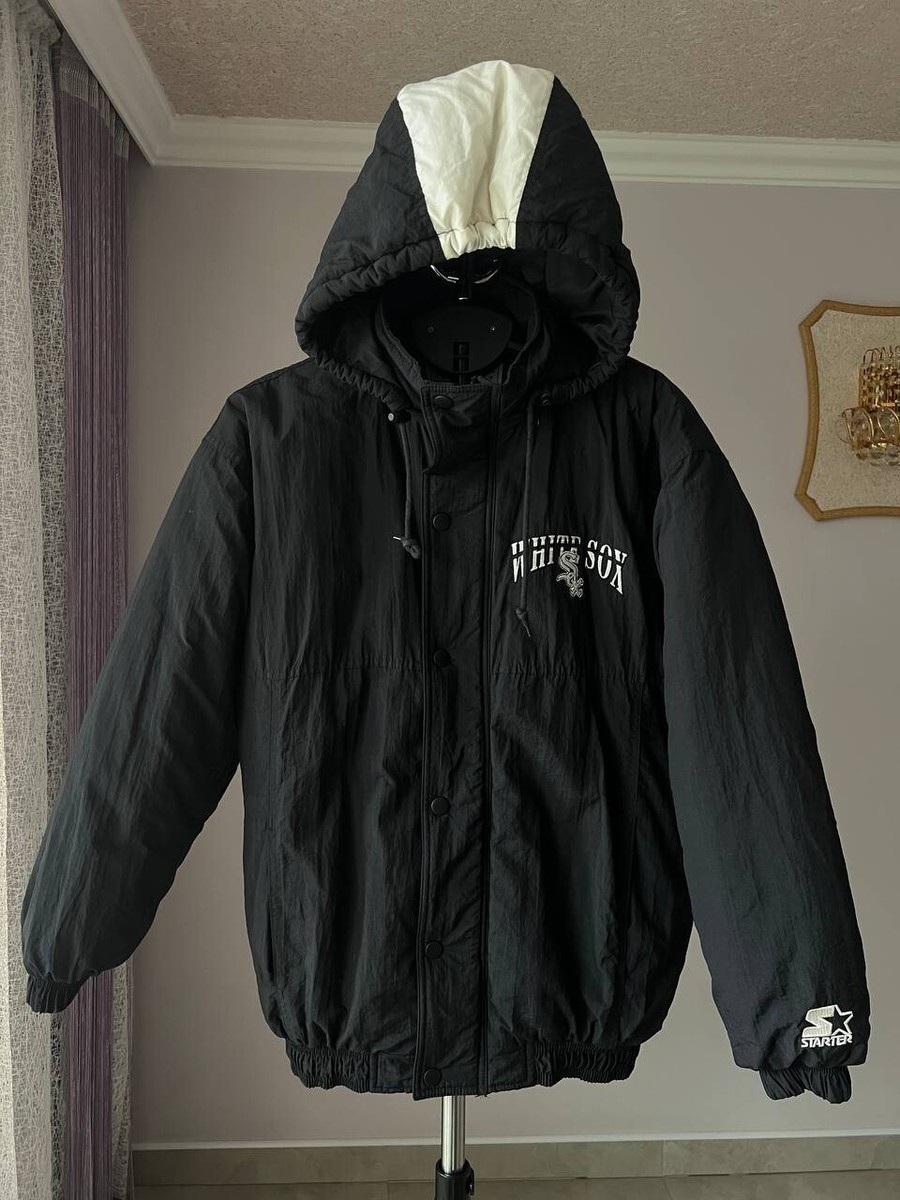 ウェア White Sox Pullover Nylon Hooded Jacket CHICAGO WHITE SOX HOODIE JACKET 90s VTG VINTAGE MLB STARTER MENS