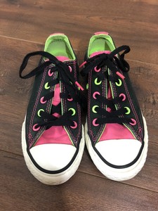 kids green converse