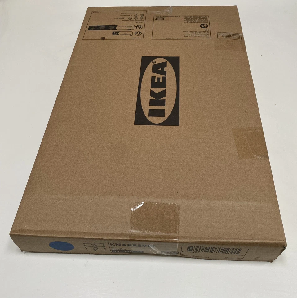 NEW IKEA KNARREVIK BEDSIDE TABLE IN BRIGHT BLUE 37 x 28 cm - 505.641.34 - Image 2 of 2