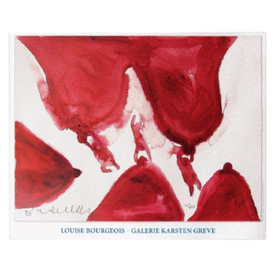 Louise Bourgeois ''The Feeding Frenzy'' 2009 Ausstellungsplakat 27,3 × 33,8 Zoll
