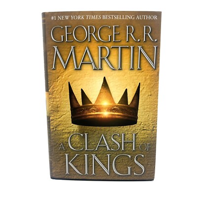 A Clash of Kings (A Song of Ice and Fire) by George R.R. Martin SIGNED Book