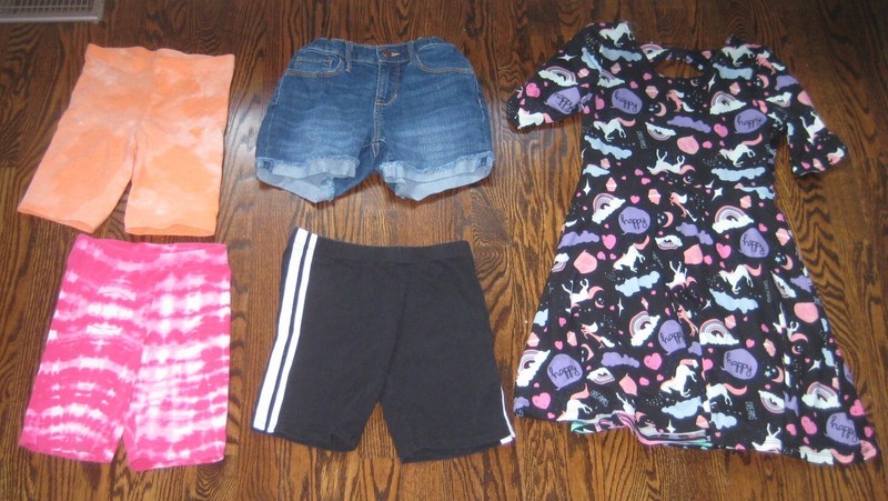 LOT OF 5 GIRLS OLD NAVY DRESS SHORTS SIZE 12