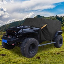 For Jeep Wrangler 2 4 Door Cj Yj Tj Jk Car Cover Dust Uv Waterproof Protection For Jeep Wrangler 2 4 Door Cj Yj Tj Jk Car Cover Dust Uv Waterproof Protection