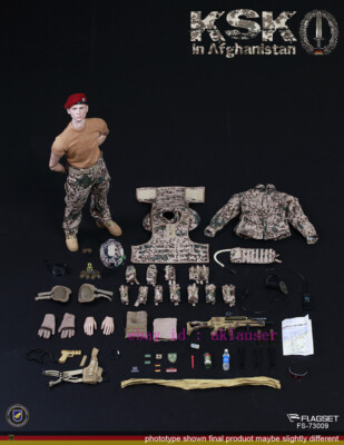 Flagset 1/6 Fs73009 Ksk Kommando SpezialkräFte In Flagset 1/6 Fs73009 Ksk Kommando SpezialkräFte In
