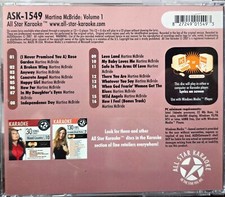 ASK 1549 MARTINA MCBRIDE HITS ASK KARAOKE CDG