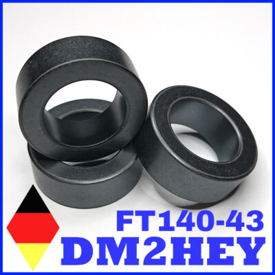 Echte Amidon Ringkerne FT 140-43 für Balun UnUn Mantelwellensperre Ferrit RK1