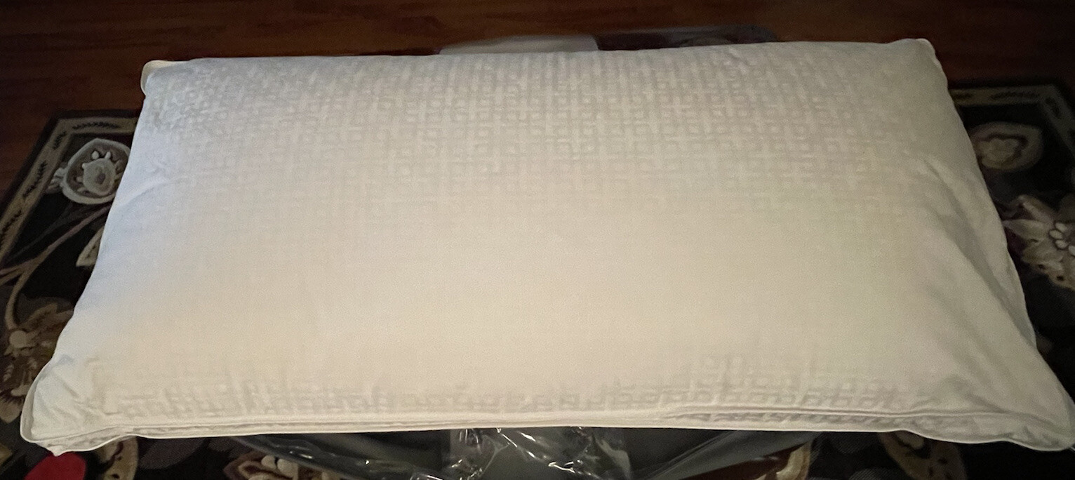 Hotel CollectionPremium European White Goose Down King Pillow, Medium