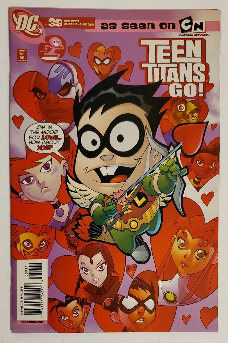 Teen Titans Go! #39 (2007, DC) FN Larry Cupid Cover Cartoon Network | eBay