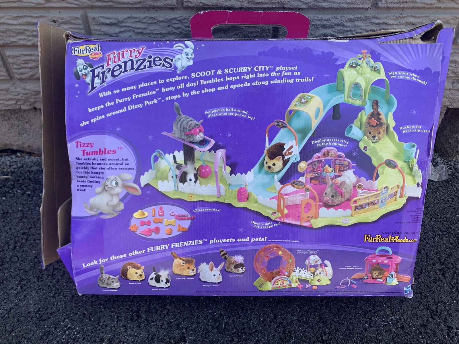 Furry Frenzies Hasbro à la ville Neuf donne 2ème parcours imcomplet 25 euro - Jeux & Jouets