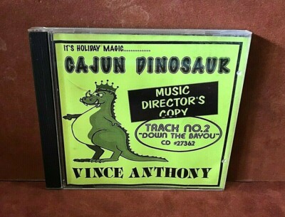 VINCE ANTHONY CD ~ Down The Bayou ~ Music Director's Copy ~