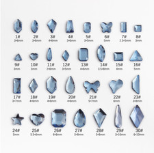 100pcs Small Shape Top Crystal Wathe Czech Crystal Rhinestone Flatback Nail Art