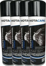 4 X Underseal Spray Aerosol Anti Chip Paint Under Body Protection Seal 500ML