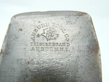 Vintage Tapered Plane Iron; Auburn Tool Co, Thistle Brand