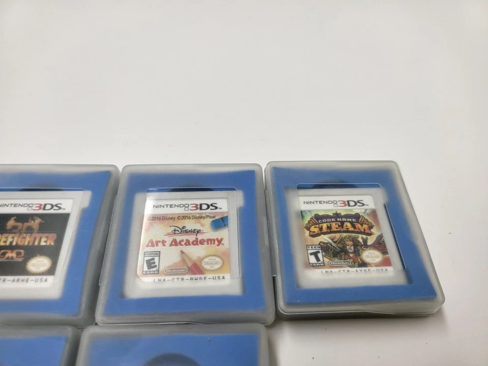 LOTE de 6 jogos para Nintendo 3DS Harvest Moon/Steam/NBA/Art Academy/Firefighter #N41 - Imagem 3 de 4