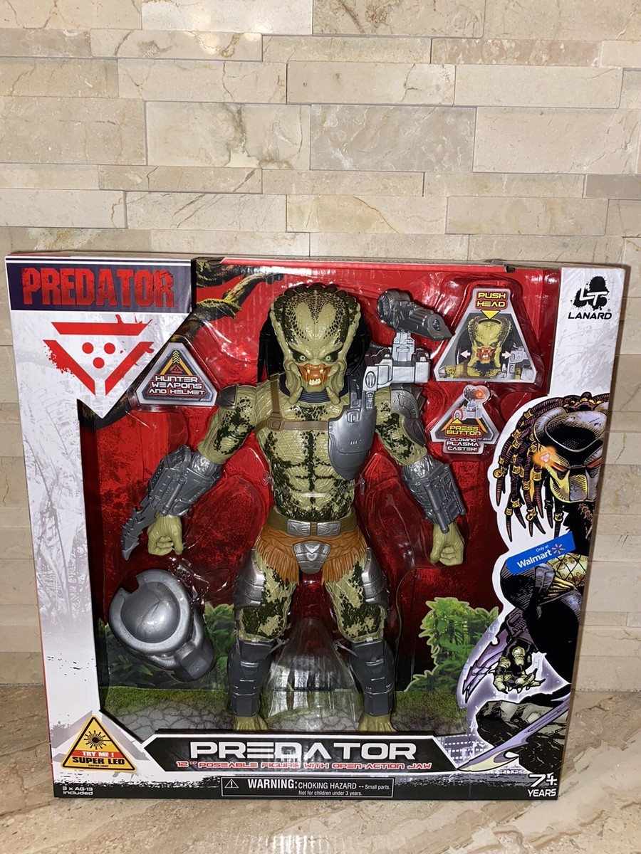 Predator 1987 フィギュア 12inch 未開封新品 PREDATOR 12 Inch POSEABLE FIGURE with Open Jaw MIB Walmart
