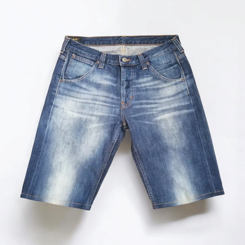 Lee Court Jeans Ripley Bleu Effet Modifié Coupé Avec Plis Fabriquées tg.W31 - Photo 1 sur 9