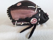 Wilson Baseball Glove Fast Pitch LHT Mitt MONSTA WEB Women's Leather A0442 11 PB