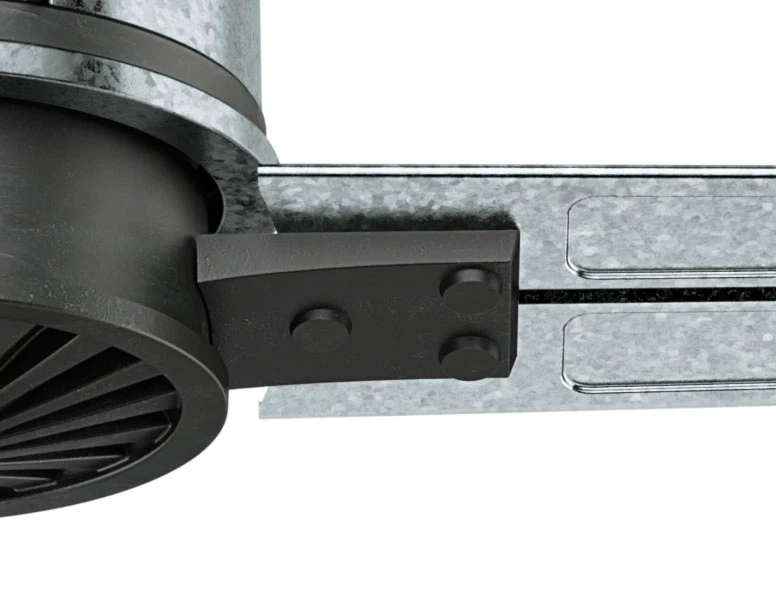 Casablanca 72 Inch Ceiling Fan with Wall Control Duluth Aged Steel 59193 - Image 3 of 4