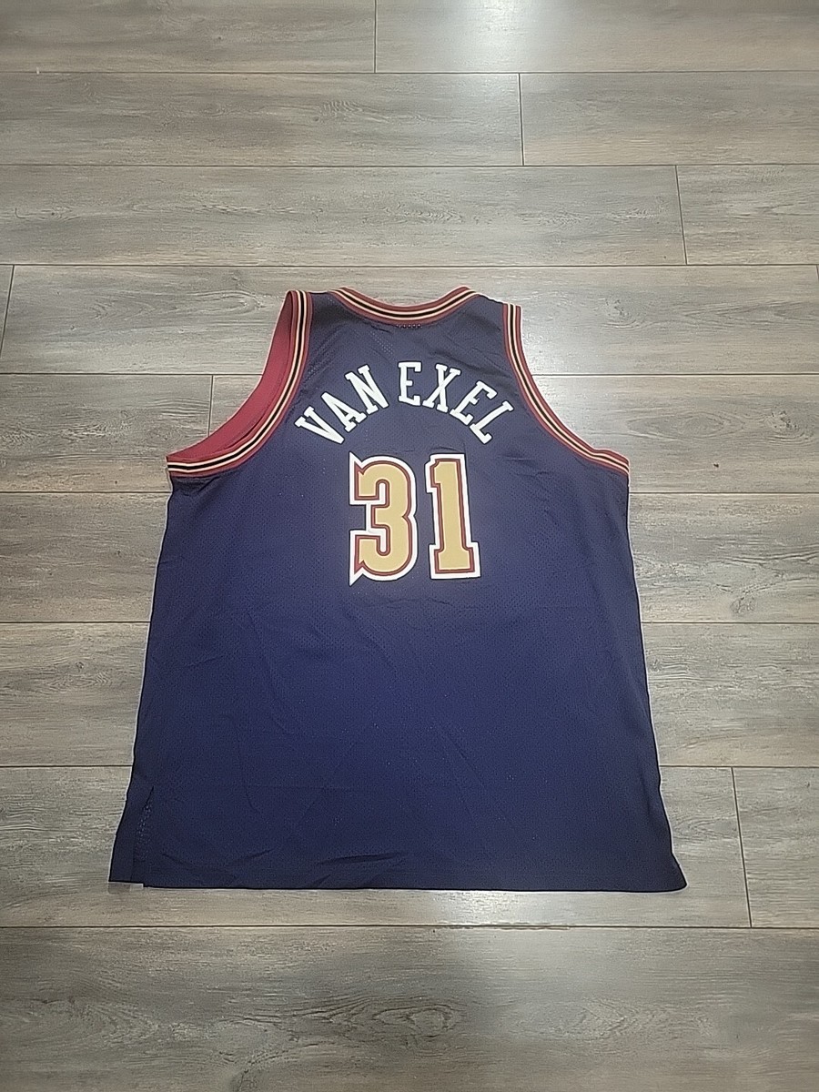 AUTHENTIC VINTAGE NICK VAN EXEL NUGGETS JERSEY 56 3X RARE