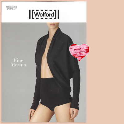 Wolford Fine Merino Cardigan   L   rose tan ... aus feiner Merinowolle 